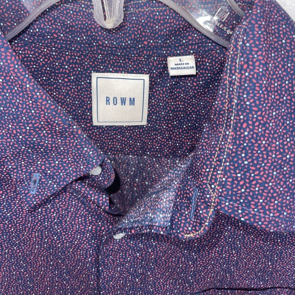 Two men’s Rowm shirts, size large. See description for details. - Picture 6 of 13